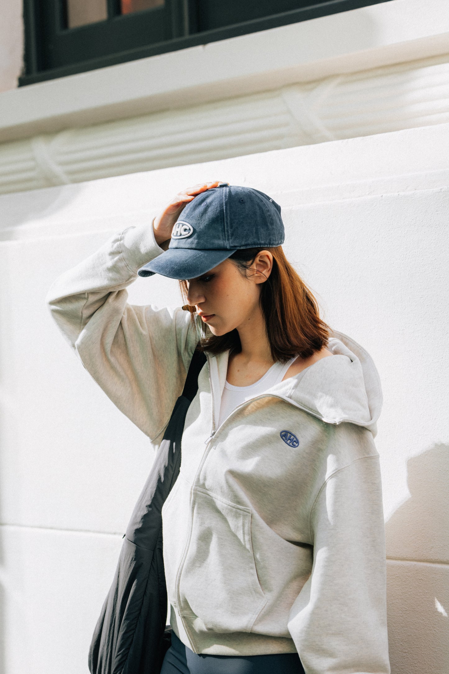 Aim Higher Club Gradient Oval Logo Cap / Washed Navy