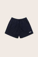 Aim Higher Club Unisex Retro Oval Logo Nylon Shorts/ Navy
