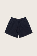 Aim Higher Club Unisex Retro Oval Logo Nylon Shorts/ Navy