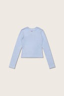Aim Higher Club Core College Long Sleeve Top/ Heather Baby Blue