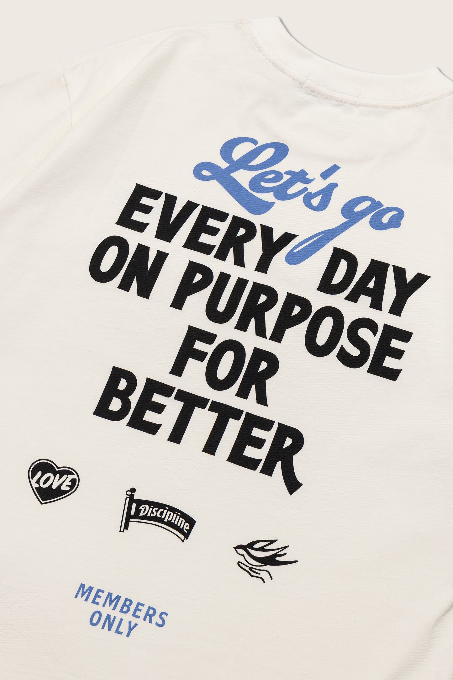 (Pre-order) Aim Higher Club Everyday on Purpose Unisex Graphic Tee/ Cream