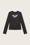 Aim Higher Club X Spellman Chrome Logo Long Sleeve Top/ Grey