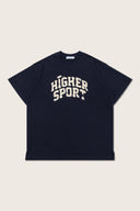 Aim Higher Club Unisex Sport Distressed Tee/ Navy