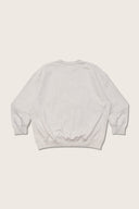Aim Higher Club Unisex College Badge Crewneck sweatshirt/ Oat