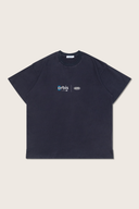 Aim Higher Club × Orbis Unisex Clarity Brings Courage Unisex Logo Tee/ Navy