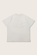 Aim Higher Club Unisex Embossed Logo Tee/ Cream