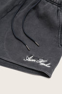 Aim Higher Club Sweat Shorts For Her/ Washed Charcoal