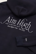 Aim Higher Club Unisex Faculty of Sports Emblem Soft Hoodie/ Navy