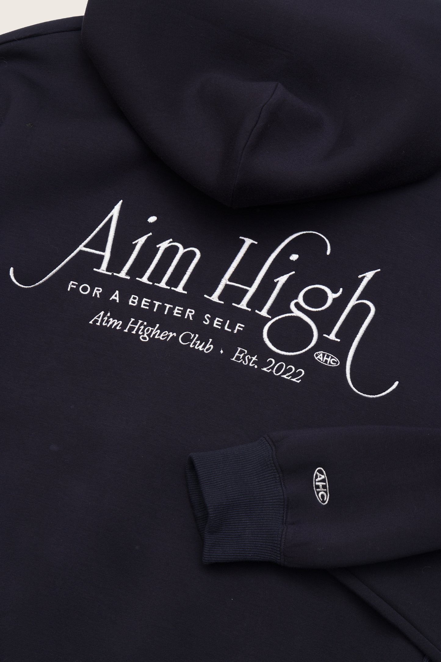 Aim Higher Club Unisex Faculty of Sports Emblem Soft Hoodie/ Navy