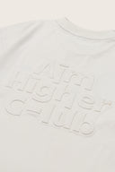 Aim Higher Club Unisex Embossed Logo Tee/ Cream
