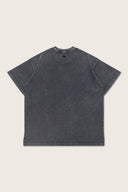 Aim Higher Club Unisex College Tee/ Washed Charcoal