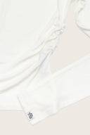 Aim Higher Club Essential Drop Shoulder Tencel™ Soft Top / Off White