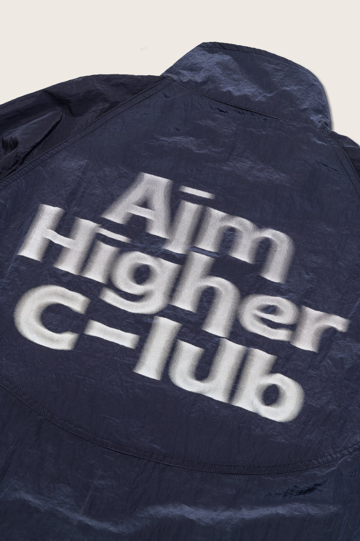 Aim Higher Club Blurry Logo Windbreaker/ Navy
