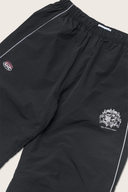 Aim Higher Club Unisex College Emblem Reflective Track Pants/ Black
