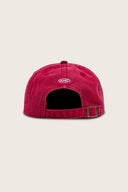 Aim Higher Club Unisex Light Washed Classic Script Cap/ Red
