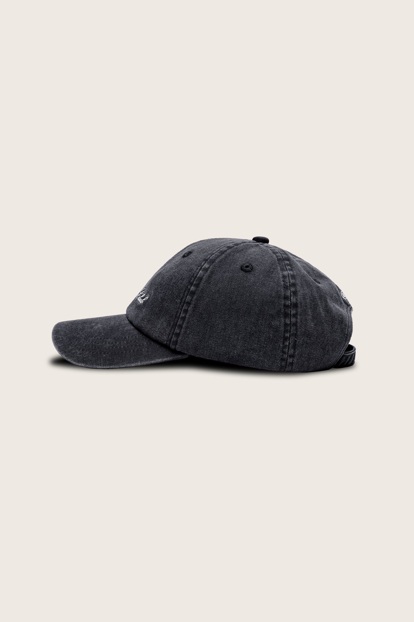 Aim Higher Club Light Washed Classic Script Cap/ Charcoal
