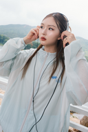 Aim Higher Club Unisex Ultra-Lightweight Windbreaker/ Ice Blue
