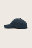 Aim Higher Club Unisex Light Washed Classic Script Cap/ Navy