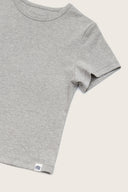 Aim Higher Club Essential Fitted Tee/ Flecking Grey
