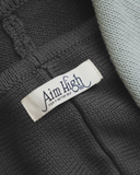 Aim Higher Club Full-Zip Hooded Cardigan/ Dark Grey