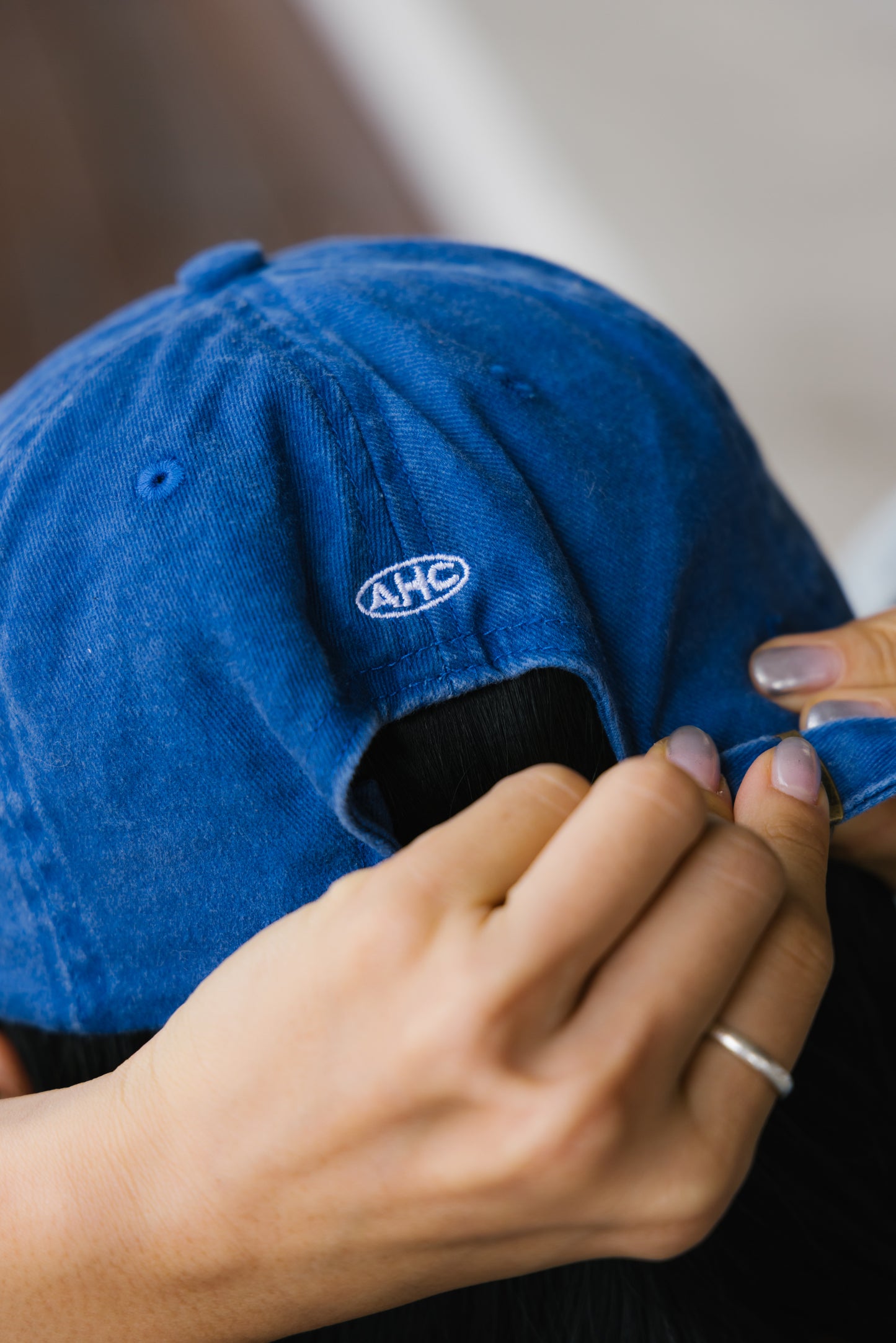 Aim Higher Club Light washed Cap/ Blue