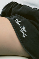 Aim Higher Club Sweat Shorts For Her/ Washed Charcoal