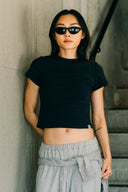 Aim Higher Club Essential Fitted Tee/ Navy
