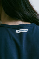 Aim Higher Club Essential Fitted Tee/ Navy