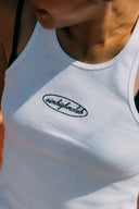 Aim Higher Club Core Oval Logo Tank Top/ White-Grey