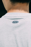 Aim Higher Club Unisex High College Logo Tee/ Flecking Grey