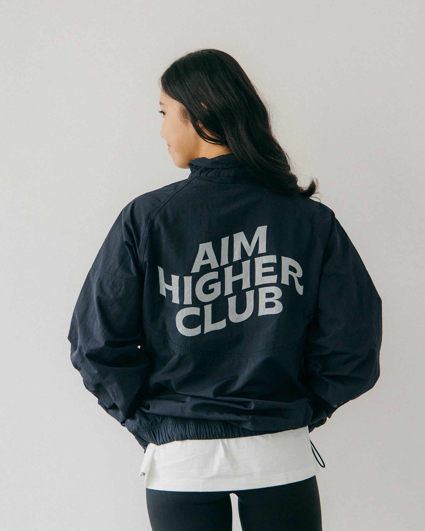 Aim Higher Club Half Zip Windbreaker/ Navy