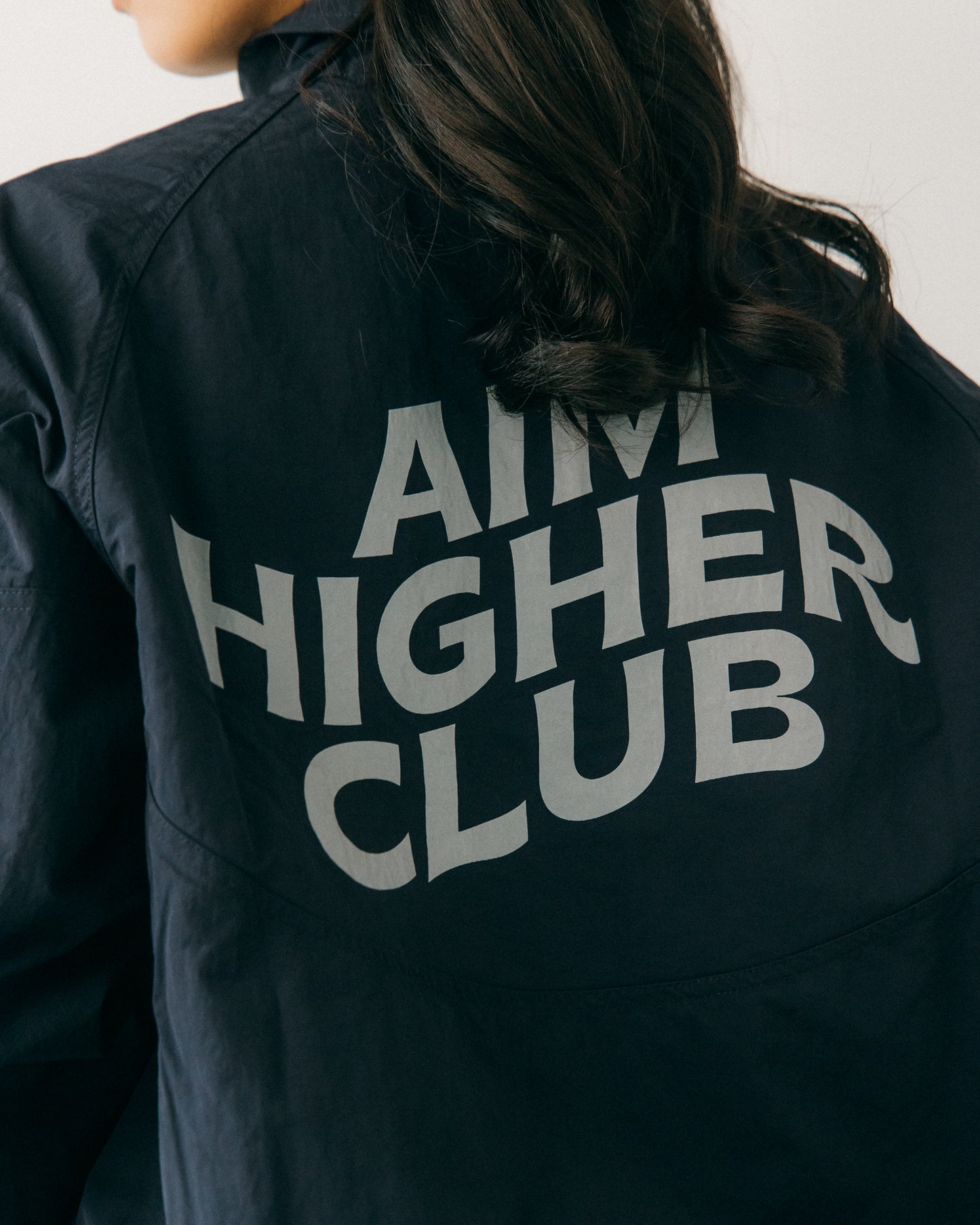 Aim Higher Club Half Zip Windbreaker/ Navy