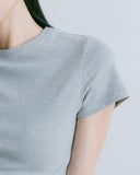 Aim Higher Club Essential Fitted Tee/ Flecking Grey