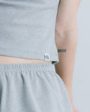 Aim Higher Club Essential Fitted Tee/ Flecking Grey