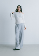 Aim Higher Club Essential Drop Shoulder Tencel™ Soft Top/ Off White