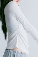 Aim Higher Club Essential Drop Shoulder Tencel™ Soft Top / Off White