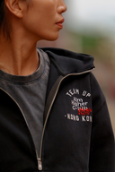 Aim Higher Club x SportsRoad Unisex 撐起港隊 Zip Up Hoodies/Black