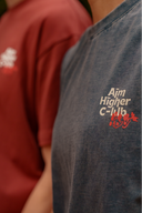 Aim Higher Club x SportsRoad Unisex 撐起港隊 Tee/ Washed Charcoal