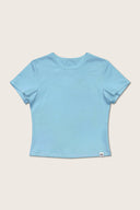 Aim Higher Club Essential Fitted Tee/ Vintage Sky Blue