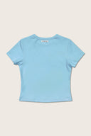 Aim Higher Club Essential Fitted Tee/ Vintage Sky Blue