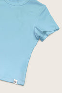 Aim Higher Club Essential Fitted Tee/ Vintage Sky Blue