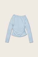Aim Higher Club Essential Drop Shoulder Tencel™ Soft Top / Flecking Baby Blue