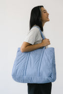 Aim Higher Club Convertible Cloud Tote Bag/ Baby Blue