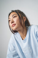 Aim Higher Club X Cecilia Yeung Washed Tee/ Light Baby Blue