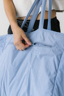 Aim Higher Club Convertible Cloud Tote Bag/ Baby Blue