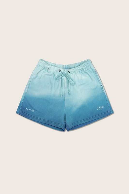 GROCERY X Aim Higher Club Sky Gradient Sweat Shorts For Her/ Blue