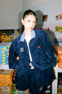 Aim Higher Club X Garden Classic Unisex Lightweight Windbreaker/ Navy-Checked