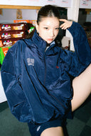 Aim Higher Club X Garden Classic Unisex Lightweight Windbreaker/ Navy-Checked