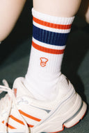 AHC x Garden Baseball Socks (3 pairs)/ Navy