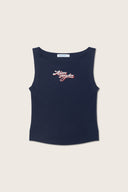 Aim Higher Club X Imaginary Mechanic Summer Club Sleeveless Top/ Navy